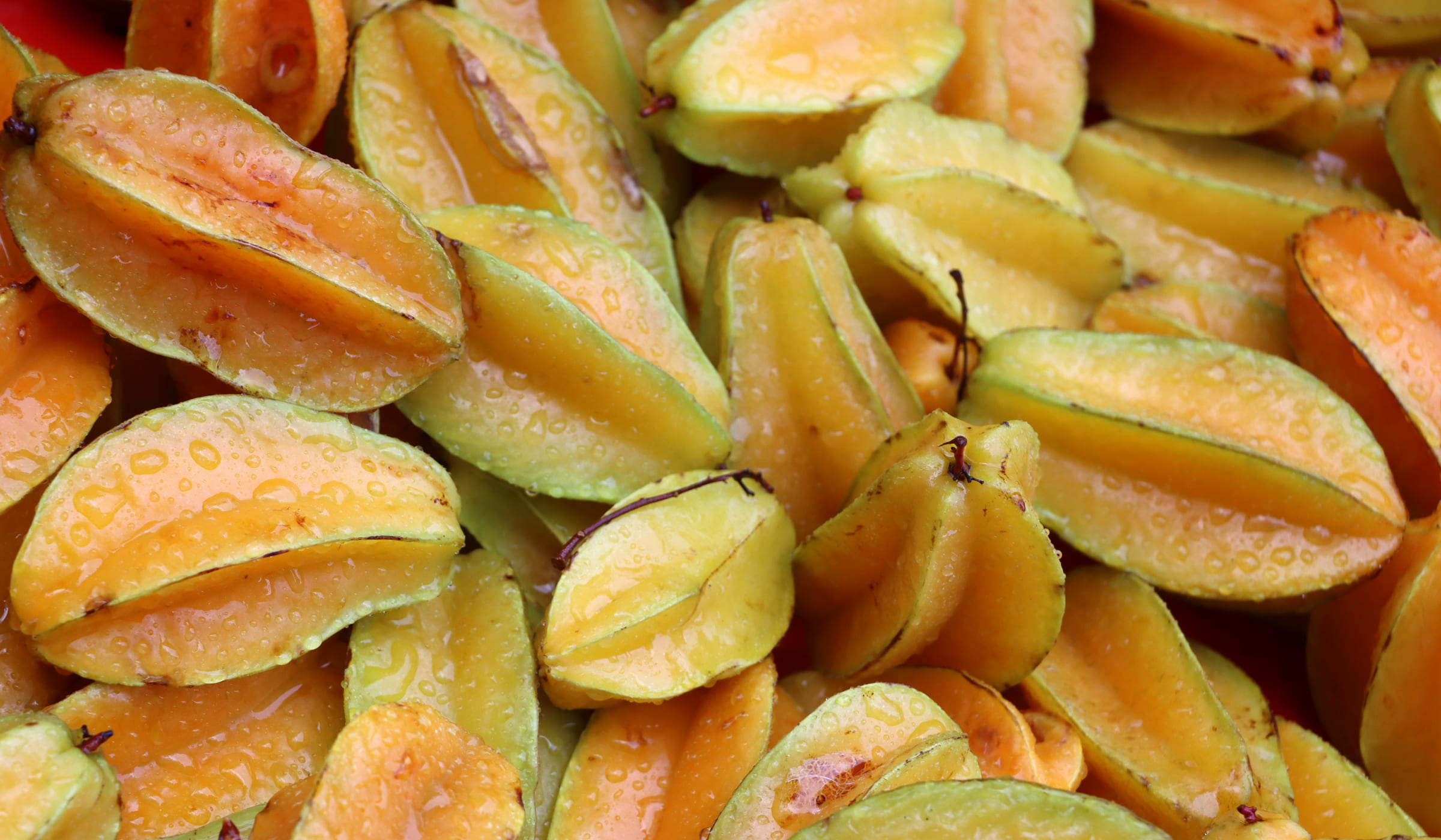 Star fruits for sale at Fort-de-France market