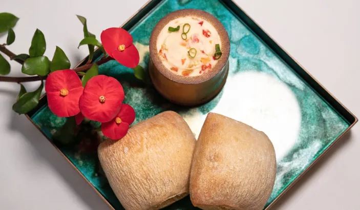 Repas du restaurant de l'hôtel