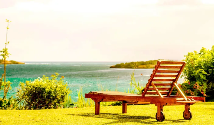 Transat près de la plage