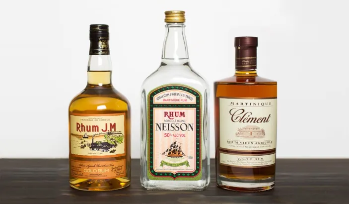 3 bottles of Martinique rum