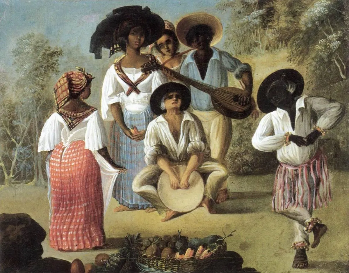 Slaves dancing