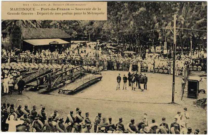 Mobilisation des Martiniquais pour la Première Guerre Mondiale