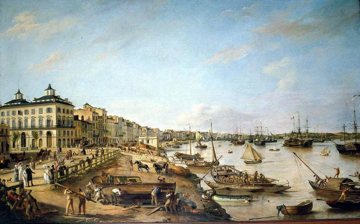 Port négrier de Bordeaux