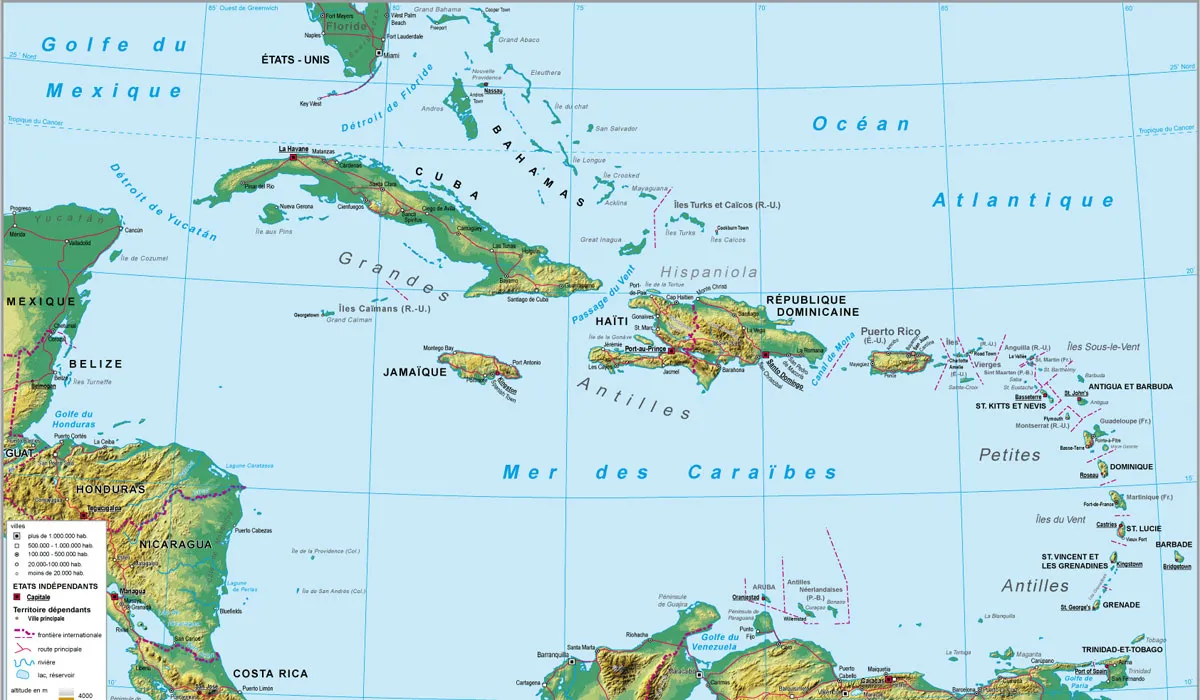 Caribbean archipelago