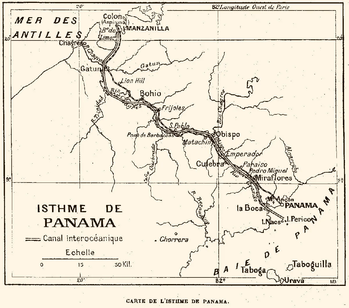 Travaux du Canal du Panama